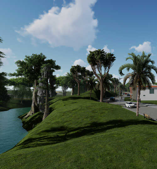 Entorno-natural-y paisajístico-del condominio-campestre Reserva-del-Sol-en Coveñas